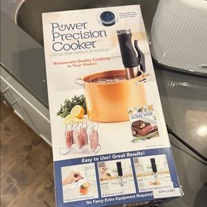 Power Precision Cooker - Black sous vide